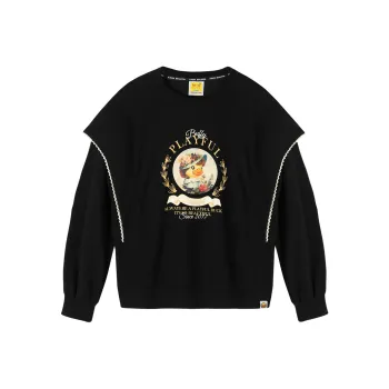 B.Duck Sweatshirt Women's Black