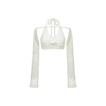 The Kript Knitwear Women's Cream White