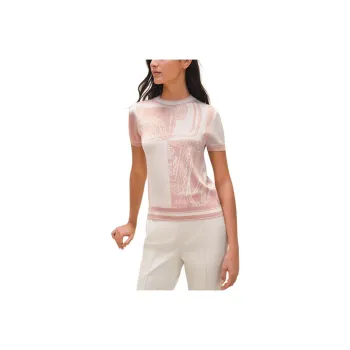 HERMES Regular T Shirt Women's Rose