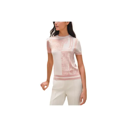 HERMES Regular T Shirt Women's Rose