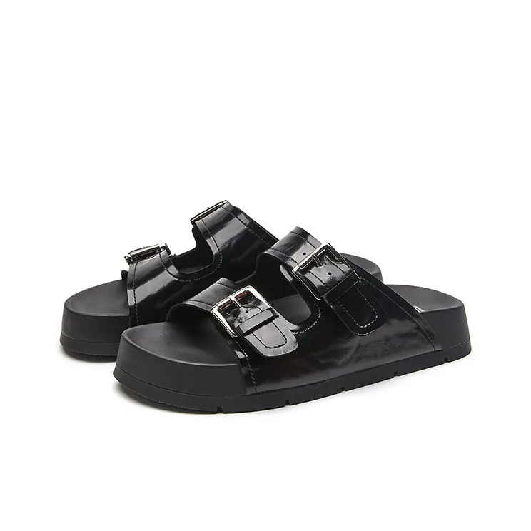 15 MINS Rubber Sole Quiet Slide Slippers Women's-2
