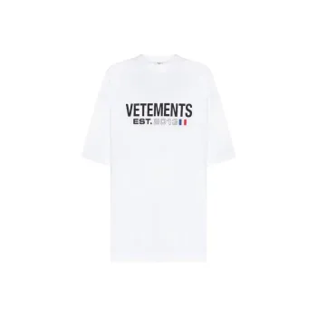 Vetements Flag Logo T Shirt 'White'
