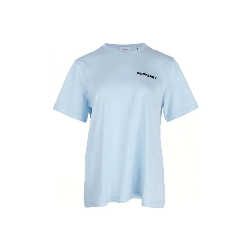 Burberry T-Shirts Women's Light Blue-0