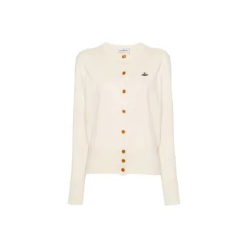 Vivienne Westwood Orb Embroidered Knit Cardigan