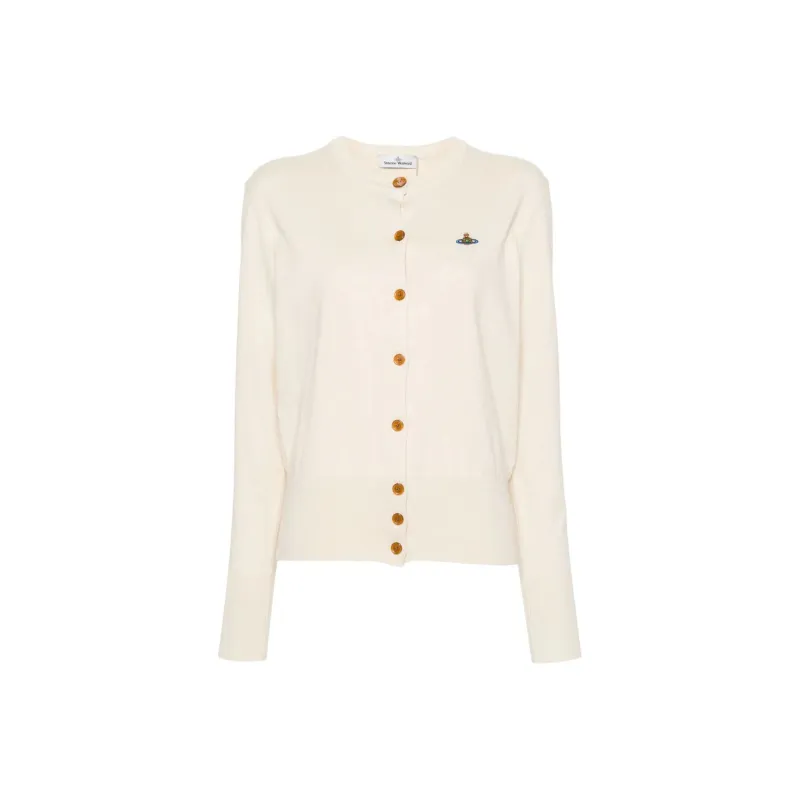 Vivienne Westwood Orb Embroidered Knit Cardigan-0