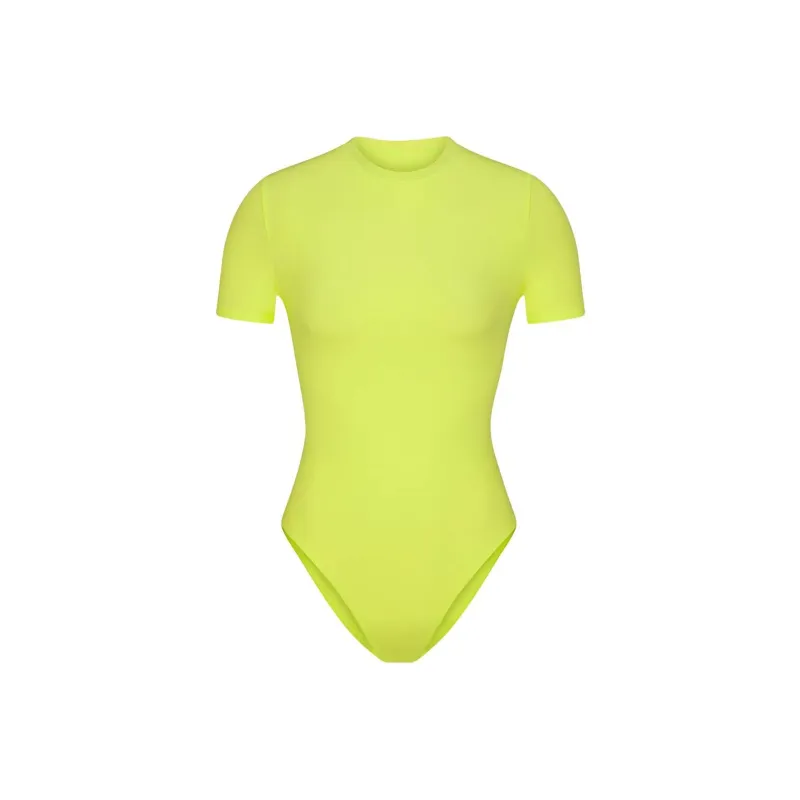SKIMS FITS EVERYBODY T-SHIRT BODYSUIT Bodysuits Women's DAFFODIL/Daffodil-0