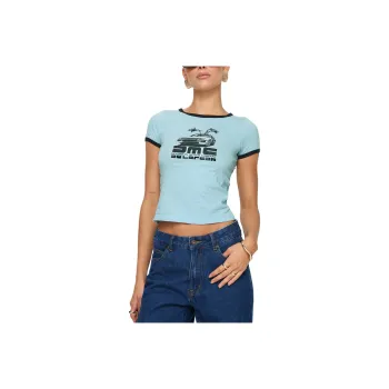 PRINCESS POLLY T-Shirt Women's BLUE/Blue