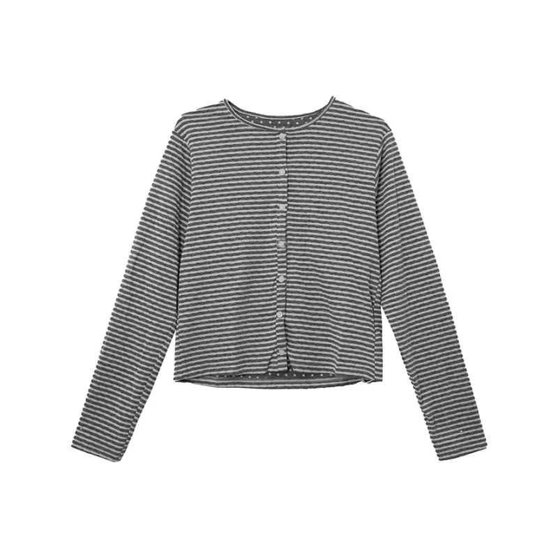 SUNSUNTOWN T-Shirt Women's Stripes-0