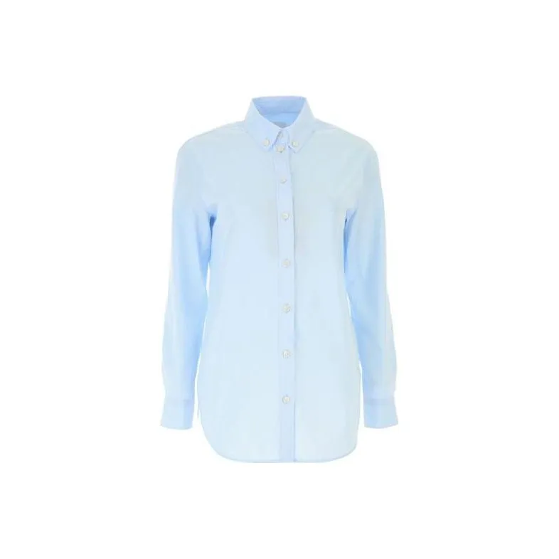 Burberry Non shoes Shirts Women's Sky Blue-0