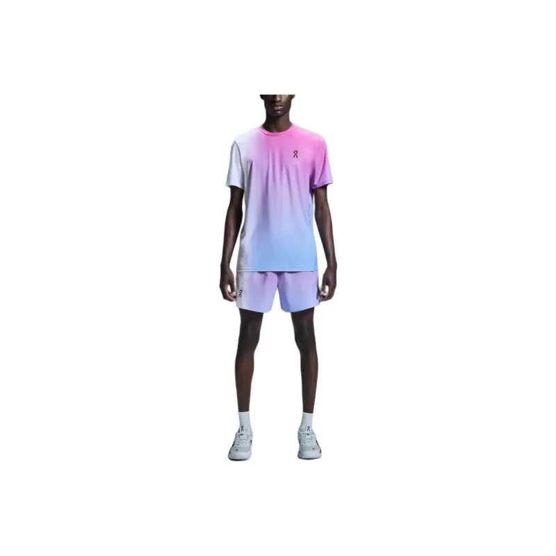 On Court Tennis Tops Men's White/Pink-0