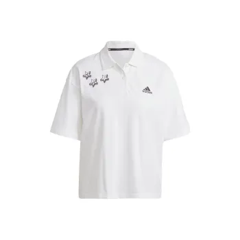 Adidas SCRIBBLE Polo Shirts Women's White