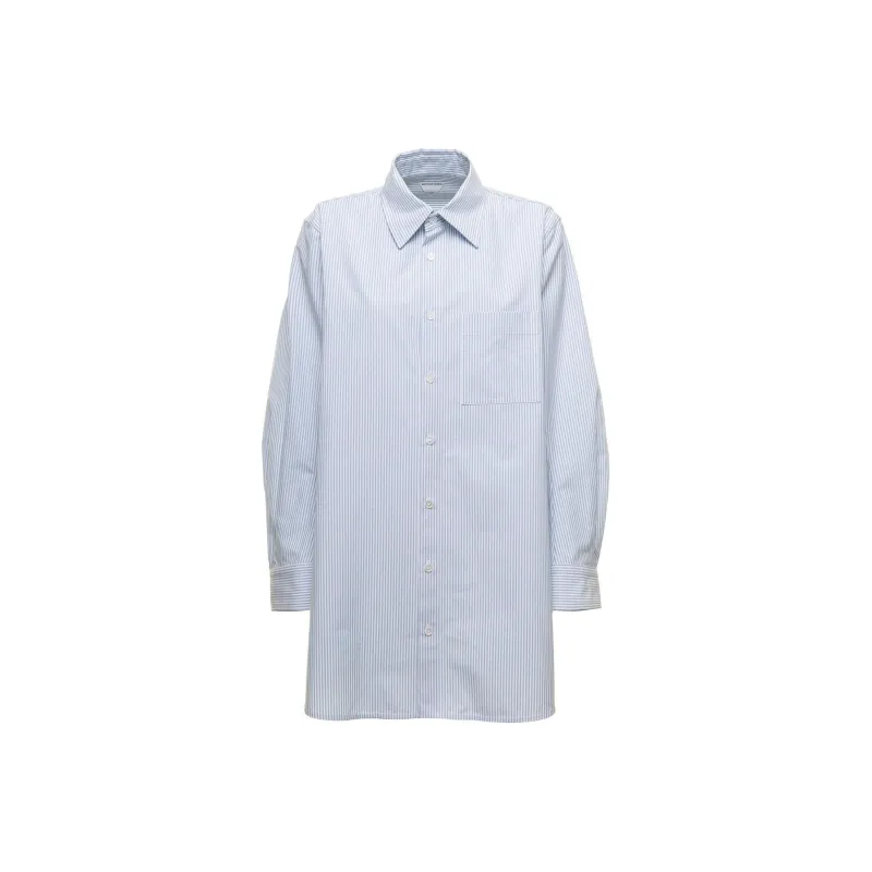 Bottega Veneta Striped Oversized Fit Shirt-0