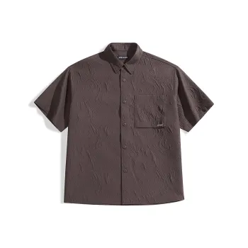 PEACEBIRD MEN Shirt Men's Chocolate Dark Brown 1