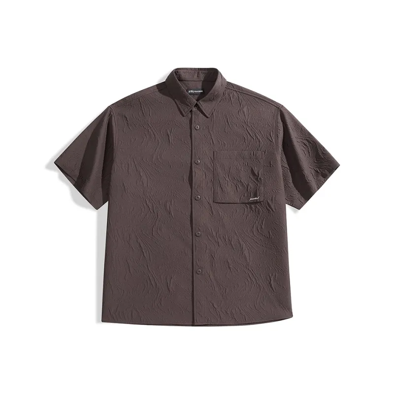 PEACEBIRD MEN Shirt Men's Chocolate Dark Brown 1-0