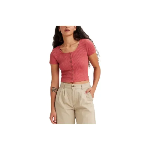 Levis Knitwear Women's Earthy Red