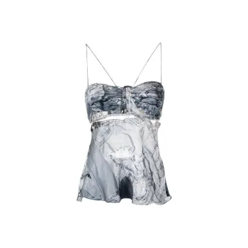 NATASHA ZINKO Denim print Camisole
