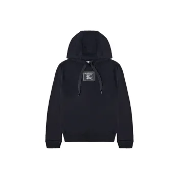 Burberry Prorsum Label Cotton Hoodie Black/Black