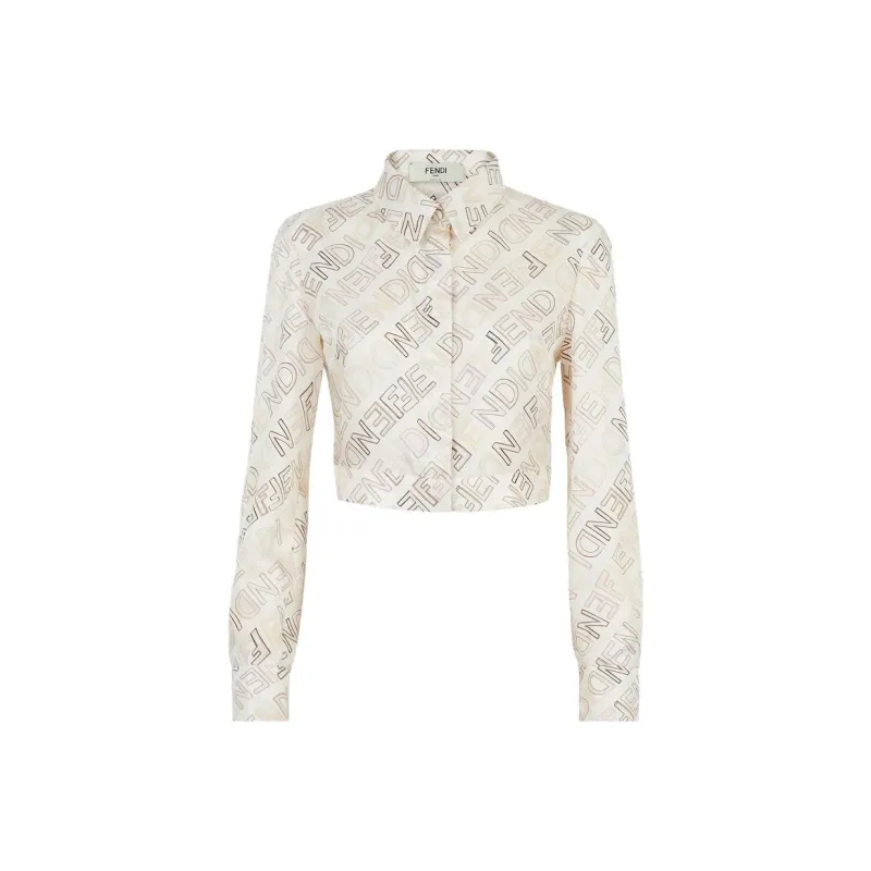 FENDI Shirts Women's White-0