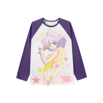 UNIFREE x MOFATIANSHIXIAOTIANTIAN LIANMINGKUAN Raglan Sleeve T Shirt Women's