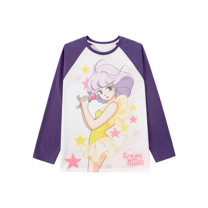 UNIFREE x MOFATIANSHIXIAOTIANTIAN LIANMINGKUAN Raglan Sleeve T-Shirt Women's-0