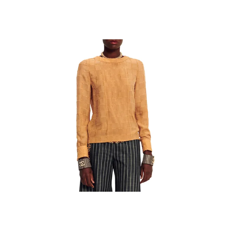 CHANEL T Shirts Women's Orange-0