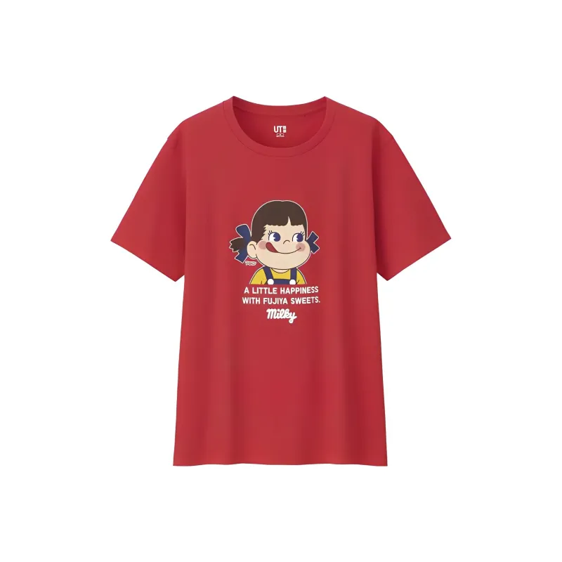 UNIQLO T Shirts Women's Watermelon Red-0