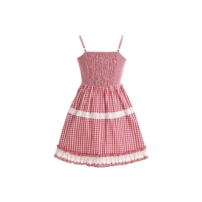 SNBL Slip Dresses Women's Red-1