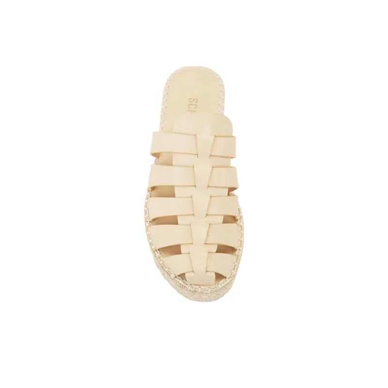 Schutz Slide Slippers 3.2cm Women's Beige-4