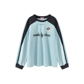 CHUU Sweatshirt Women's Gray Blue