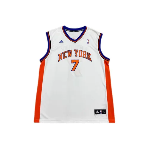 Adidas x NBA Knicks Team Basketball Jerseys Unisex White