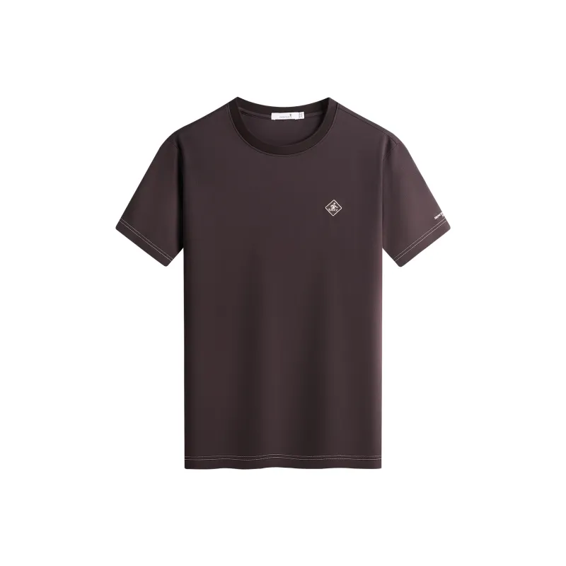 Dance With Wolves T Shirt Men's Dark Purple-0