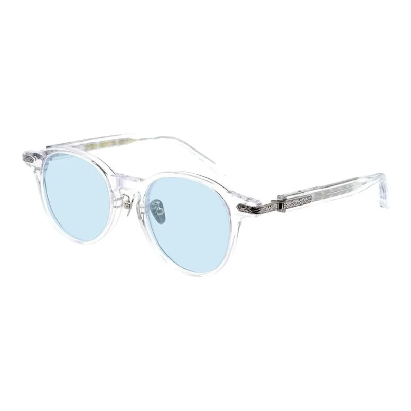 ROLLOTD Plate Frame Round Sunglasses Unisex-9