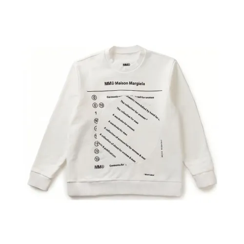 MM6 Maison Margiela Sweatshirt Women's White