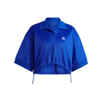 Adidas Originals Spice Girls Series Always Original Polo Shirt Polo Shirt Women's Bright Blue