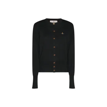Vivienne Westwood Orb Embroidered Knitted Cardigan