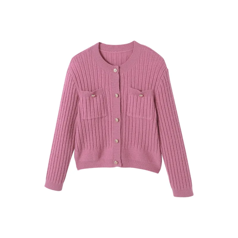 XIANGYING Knitwear Women's Plum Red-0