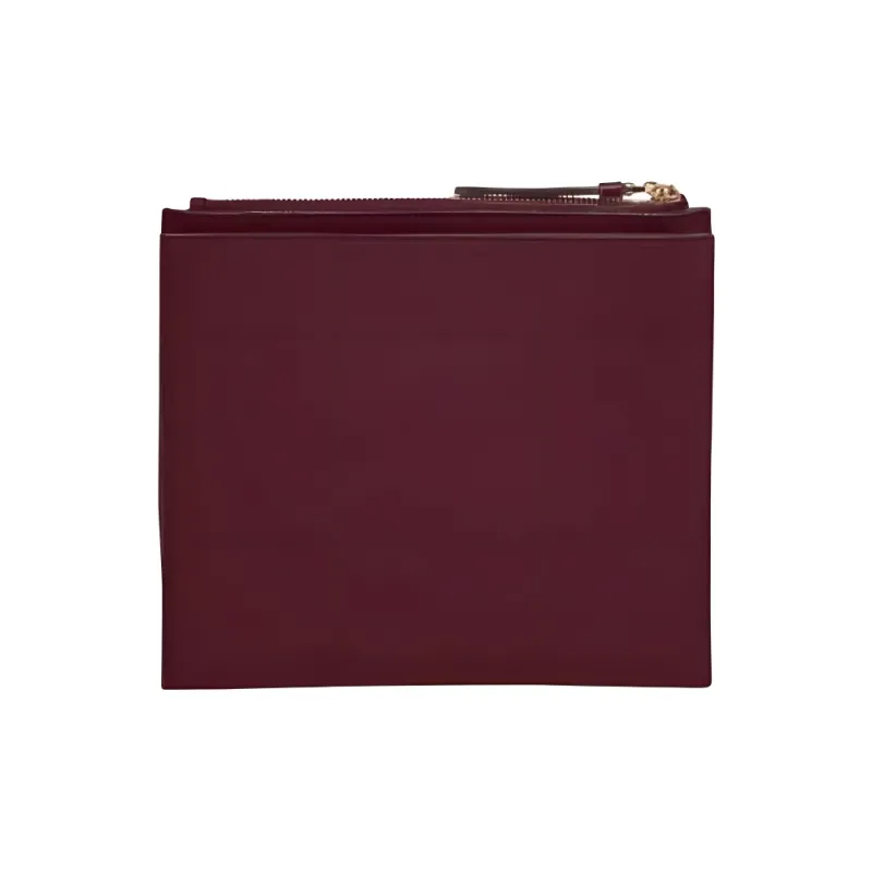 FERRAGAMO Trifolio Calfskin Shoulder Bag Women's Purple-2