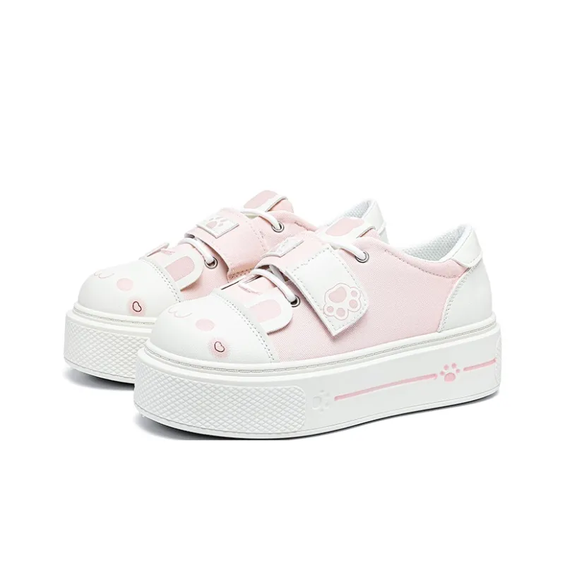 BANWEIDIYA Abrasion Resistant Lightweight Height Increasing Low Top Skateboard Shoes Women's-5