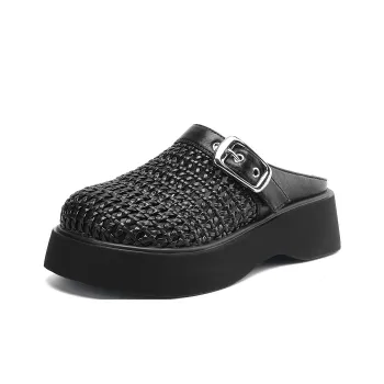 DAPHNE Cut Out Quiet Closed Toe Slippers Women's
