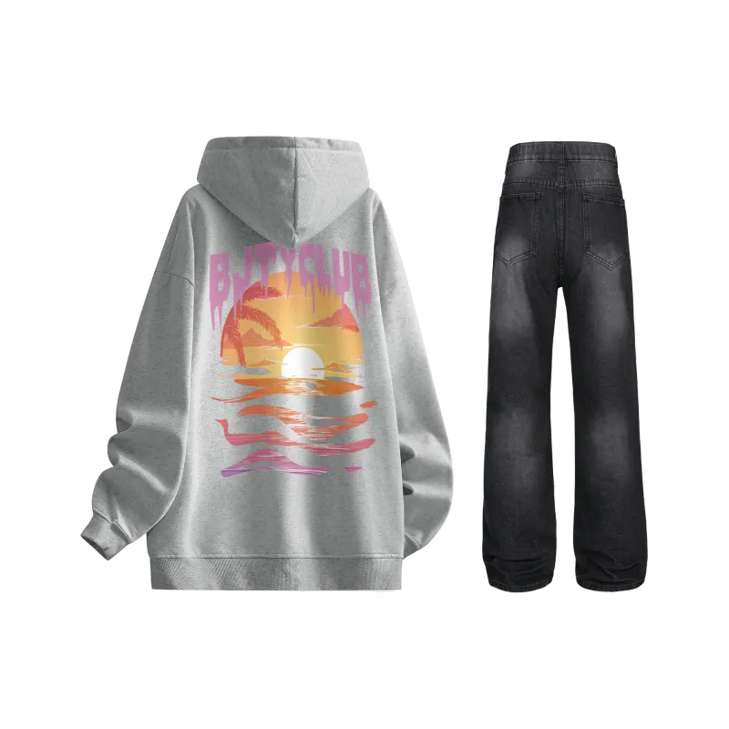 BJTY Sweatshirt Sets Unisex-8