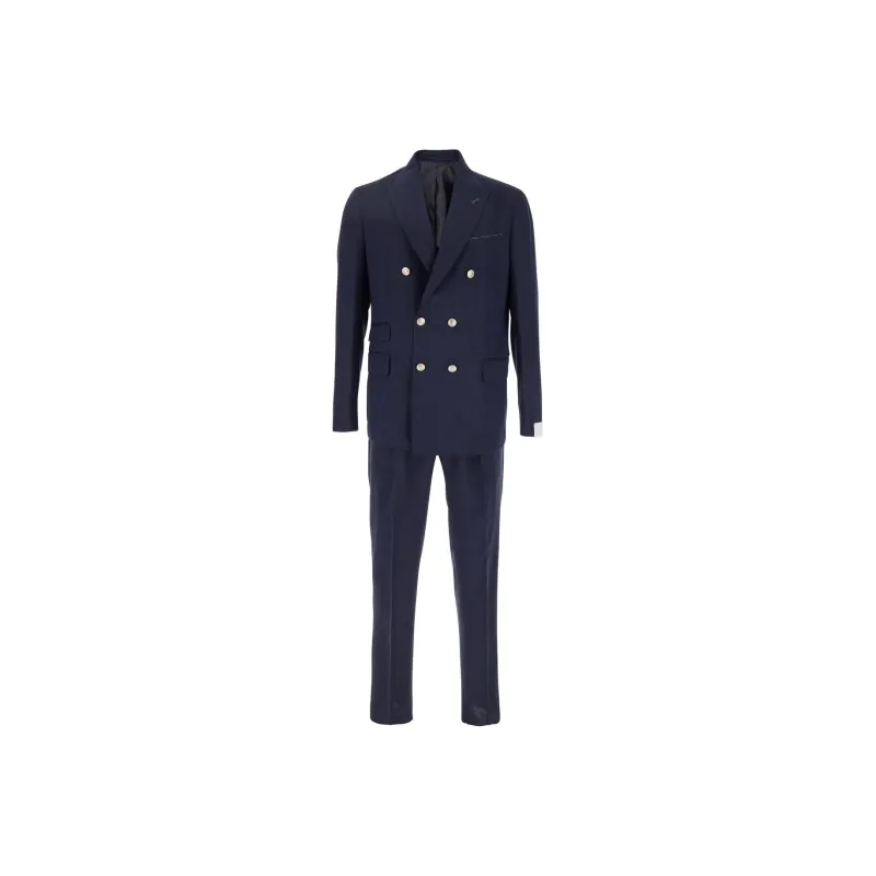 Eleventy Peak lapels Suit-0