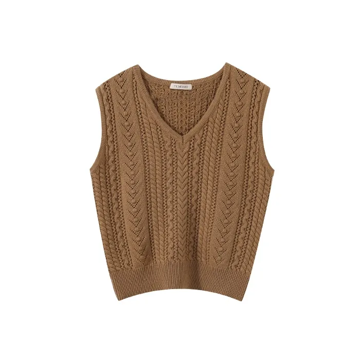 YUMOMO STAR Knitwear Women's Tea Brown-0