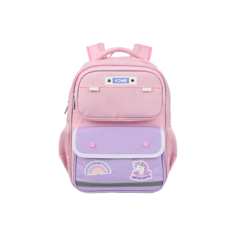 YOME Polyester Student Bag Unisex Multicolor-1