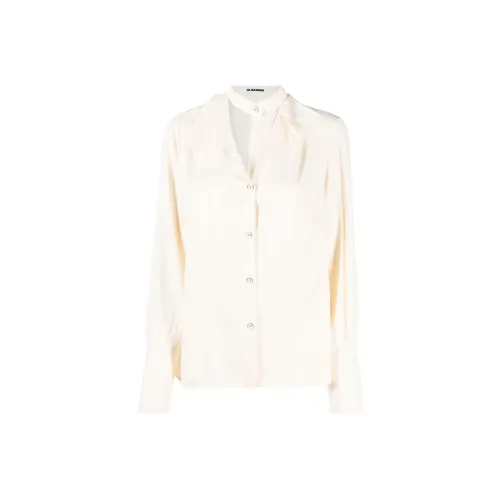 JIL SANDER Button front Satin Shirt