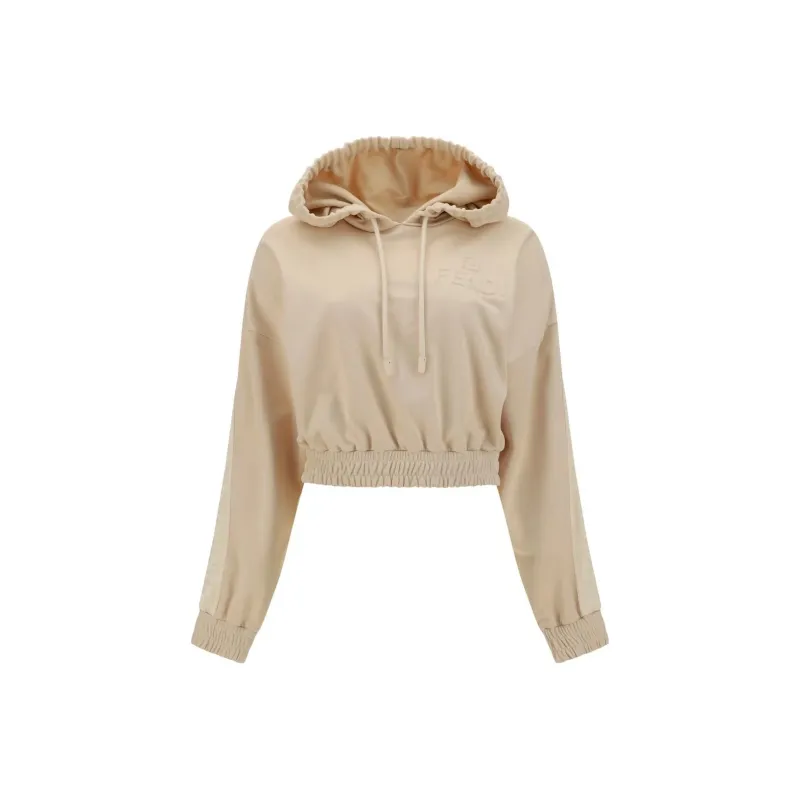 FENDI Sweatshirts Women's Beige Brown-0