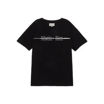 MATIN KIM Regular T Shirt Women's Black