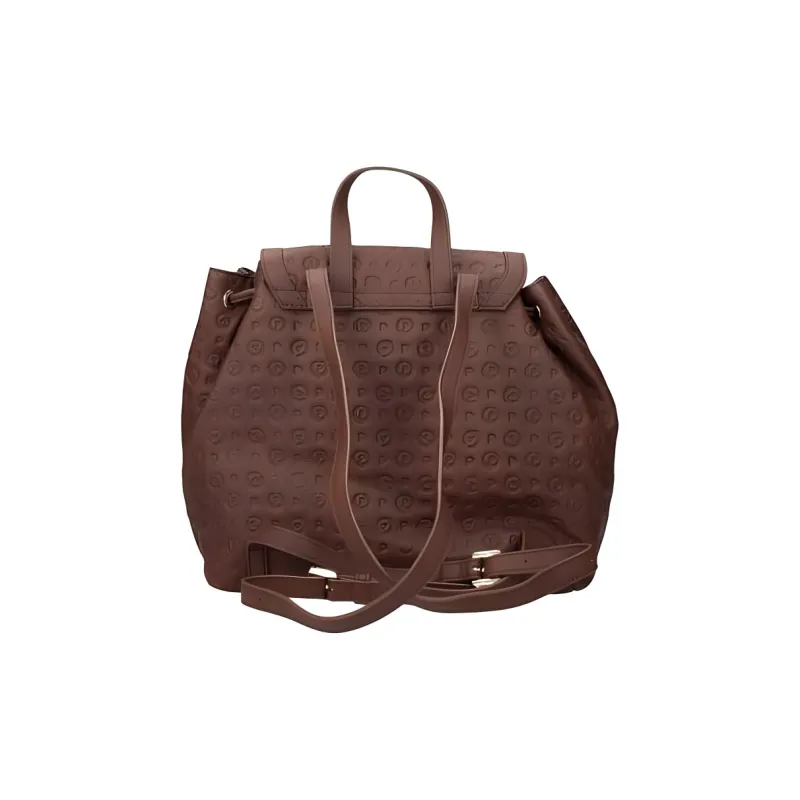 Pollini Leather Backpack Regular Women's Brown-2