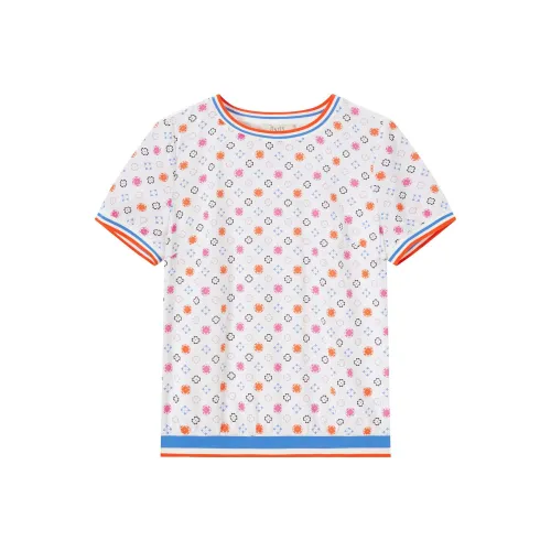 FINITY Chiffon Shirts Women's White Print