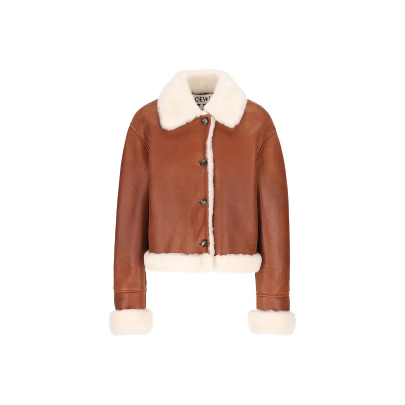 LOEWE Long Sleeved Button Up Jacket-0