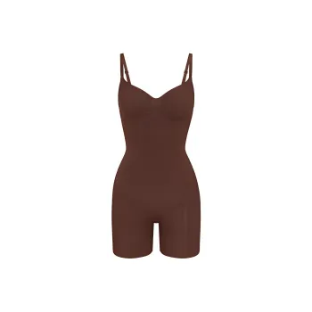 SKIMS SEAMLESS SCULPT MID THIGH BODYSUIT Jumpsuit Women's Cocoa/COCOA